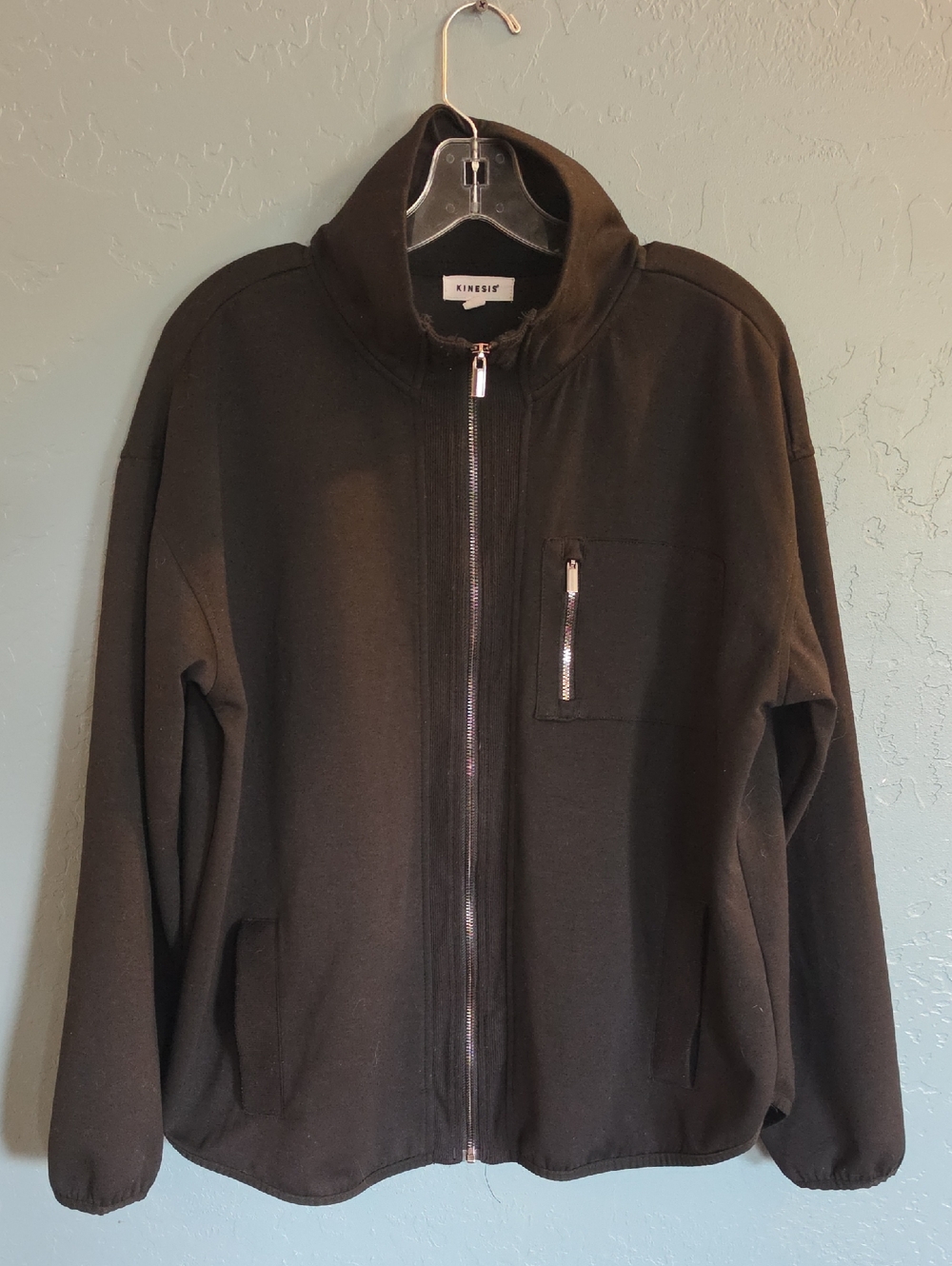 Kinesis Full Zip Tech Men's Black Full-Zip Track Jacket